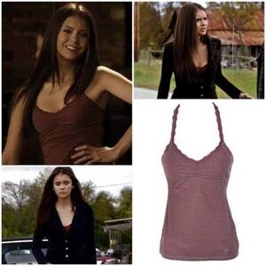 Elena Gilbert guess jasmine tank top